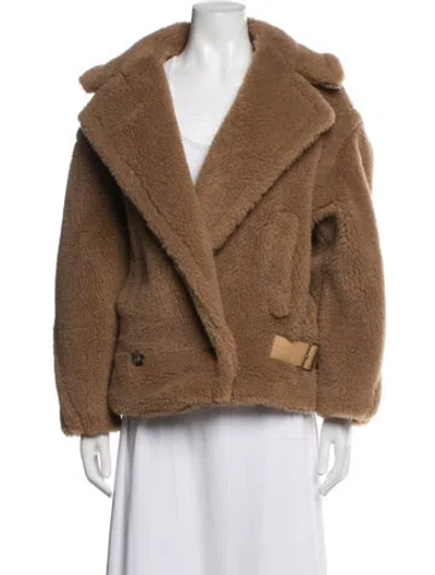 Pre-owned Max Mara Camel Hair Jacket In Brown