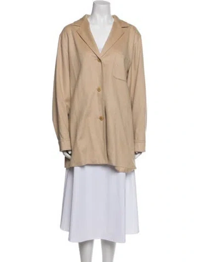 Pre-owned Max Mara Camel Hair Jacket In Neutral