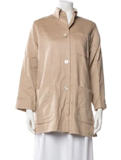 Pre-owned Max Mara Camel Hair Jacket In Neutrals