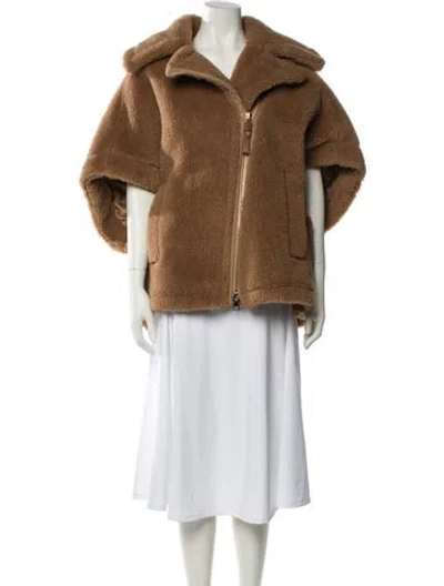 Pre-owned Max Mara Camel Hair Jacket W/ Tags In Brown