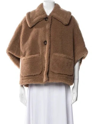 Pre-owned Max Mara Camel Hair Jacket W/ Tags In Brown