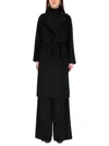 Max Mara Camel Hair "manuela" Coat In Black