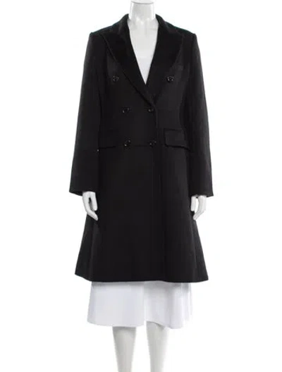 Pre-owned Max Mara Camel Hair Peacoat In Multi