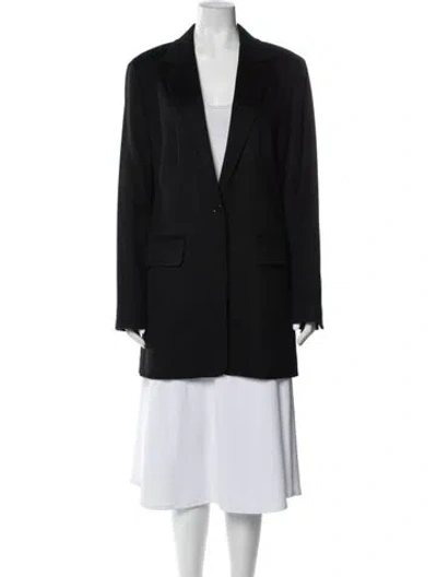 Pre-owned Max Mara Camel Hair Peacoat In Multi