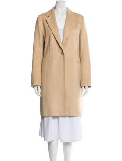 Pre-owned Max Mara Camel Hair Peacoat In Neutral