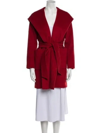 Pre-owned Max Mara Camel Hair Robe In Red