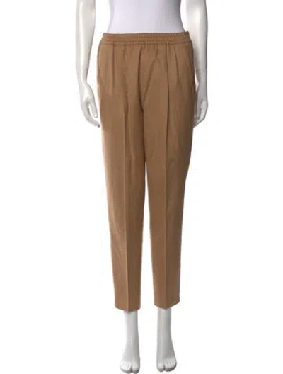 Pre-owned Max Mara Camel Hair Skinny Leg Pants In Neutral