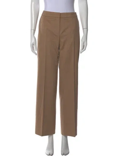 Pre-owned Max Mara Camel Hair Straight Leg Pants In Neutral