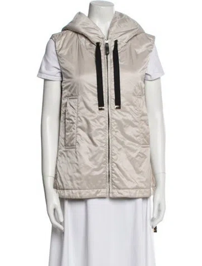 Pre-owned Max Mara Camel Hair Vest In Neutral