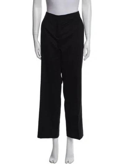 Pre-owned Max Mara Camel Hair Wide Leg Pants In Blue