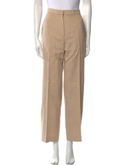 Pre-owned Max Mara Camel Hair Wide Leg Pants In Neutral