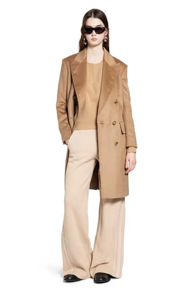 Max Mara Camel Olimpia Coat In Brown