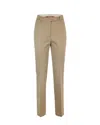 Max Mara Cappuccino Viscose Blend Polis Pant Beige  Donna 42 In 001