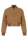 Max Mara Brown Fachiro Bomber In Cammello