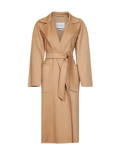 Max Mara Camel Ready Icon Coat Belted Coat