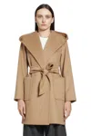 Max Mara Camel Robe Coat In Brown