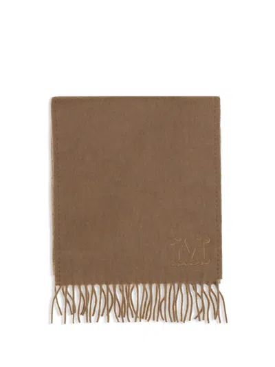 Max Mara Camel Scarf In Brown