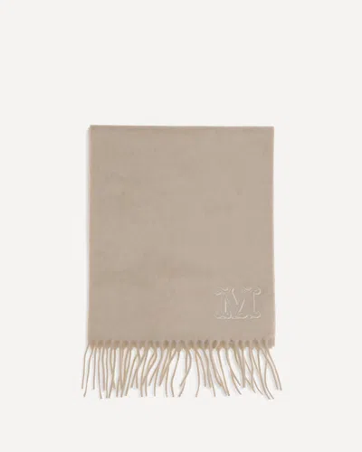 Max Mara Camel Scarf In Neutral