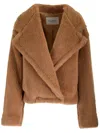 Max Mara Gardone Camel Hair And Silk Teddy Coat