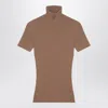 Max Mara Camel Turtleneck In Multi
