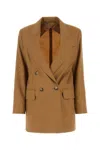 MAX MARA CAMEL TWILL MIRKO BLAZER