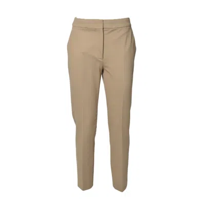 Max Mara Camel Viscose Blend Pegno Pants In Brown