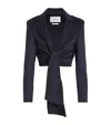 Max Mara Elegant Wool Jacket For Women In Blue