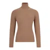 Max Mara Camel Wool-cashmere Sweater In Brown