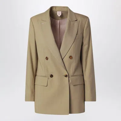 MAX MARA MAX MARA CAMEL WOOLBLEND DOUBLEBREASTED JACKET