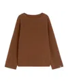Max Mara Camel Yarn Sweater In Brown
