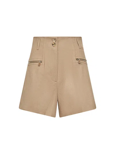 MAX MARA CAMEL ZIBELINE CAMEL LOLA SHORTS