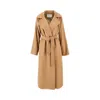 Max Mara Camelhair 'manuela' Coat In Brown