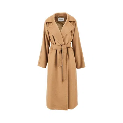 Max Mara Camelhair 'manuela' Coat In Brown
