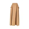 Max Mara Eufemia Pleated Skirt In Brown
