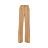 Max Mara Camelhair Tailored Pants In Nude