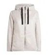 Max Mara Cameluxe Hooded Puffer Jacket In Grey