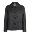 Max Mara The Cube Padded Shell Jacket In Black