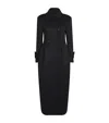 Max Mara Camelwool Collared Coat In Black