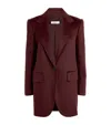 Max Mara Camelwool Single-breasted Blazer In Brown