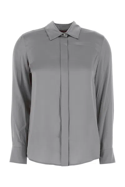 MAX MARA CAMICIA BADEN IN RASO STRETCH CARTA DA ZUCCHERO  DONNA
