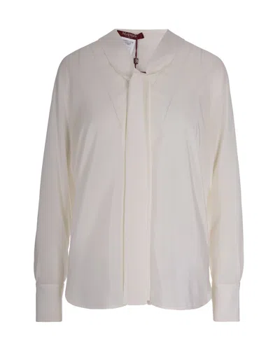 MAX MARA CAMICIA CACO AVORIO
