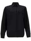 Max Mara Camicia In Popeline Di Cotone In Black