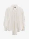 Max Mara Women's Crotone Silk Blouse Top In White
