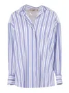 Max Mara Weekend Camicia Tessile In Blue