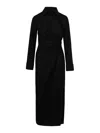Max Mara Etre Abito Popeline Oblo In Black
