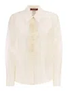 Max Mara White Silk Shirt In White