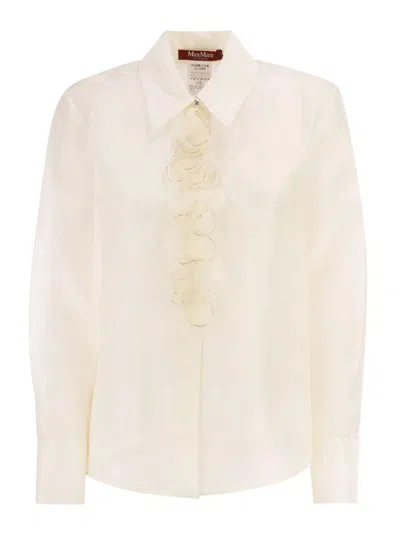 Max Mara White Silk Shirt