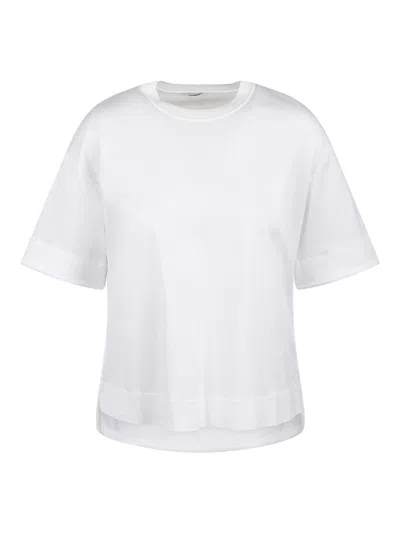 Max Mara T-shirt Over In White