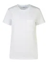 Max Mara M Monogram Cotton Jersey T-shirt Clothing In Blanco