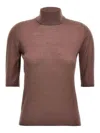 Max Mara Cecina Sweaters And Cardigans Purple In Brown